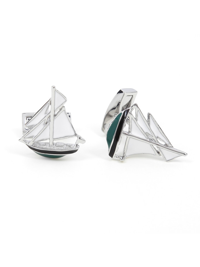 Boutons de manchette voilier - Pen duick