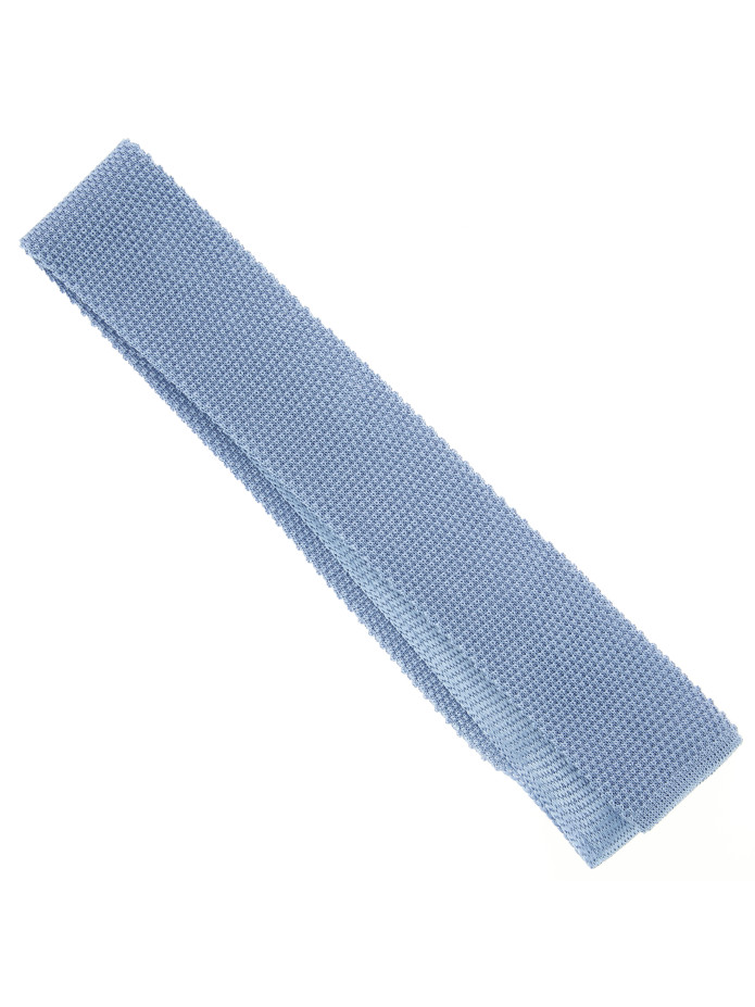 Corbata de punto azul cielo - Monza