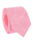 Corbata rosa pastel de seda y lino trenzados Bergamo