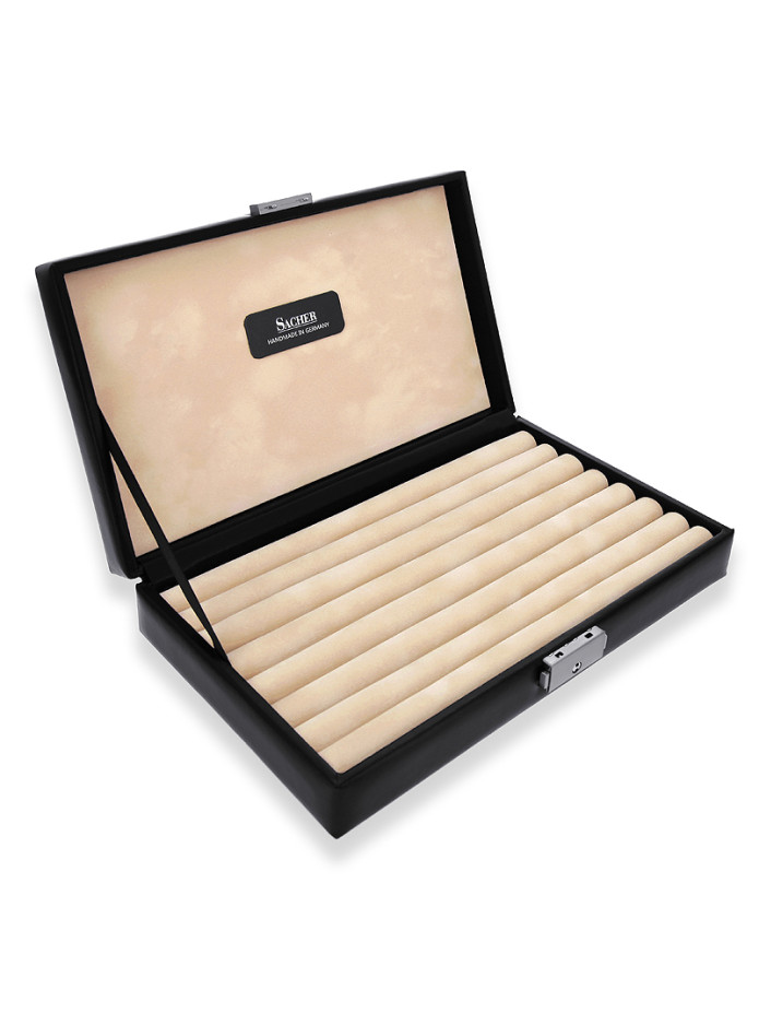 Estuche de gemelos de cuero sintético