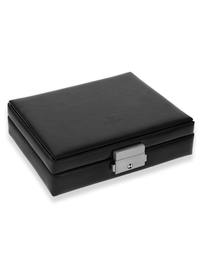Coffret boutons de manchette en simili cuir - Le collectionneur