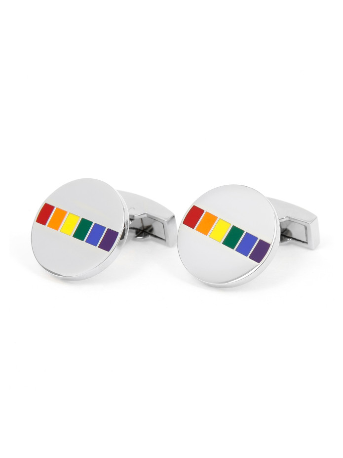 Gemelos arcoíris del orgullo