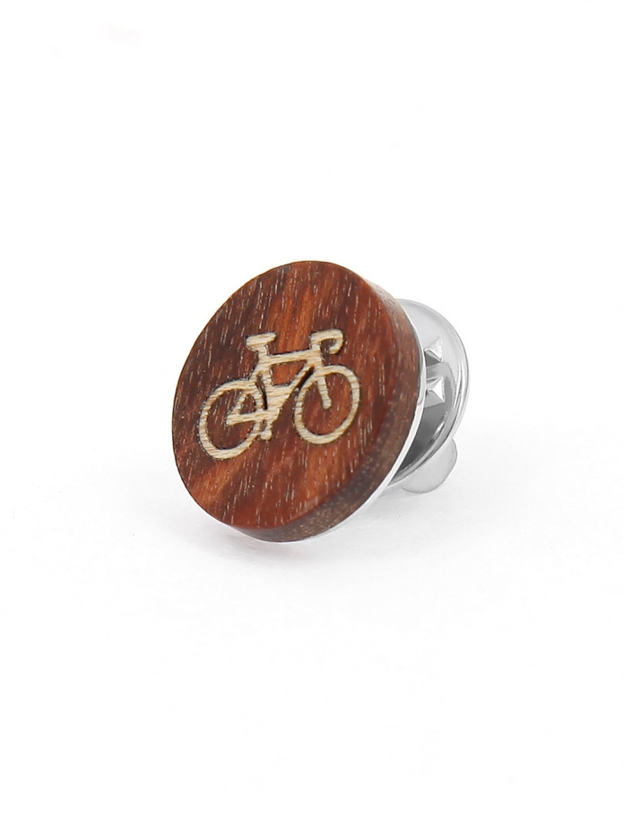 Pin de bicicleta de carreras de madera