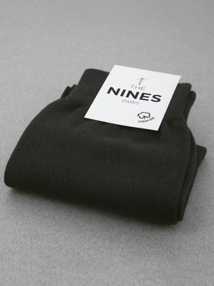 Calcetines de algodón orgánico gris antracita