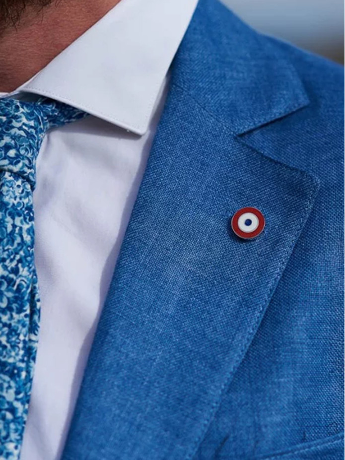 Pin tricolor escarapela francesa