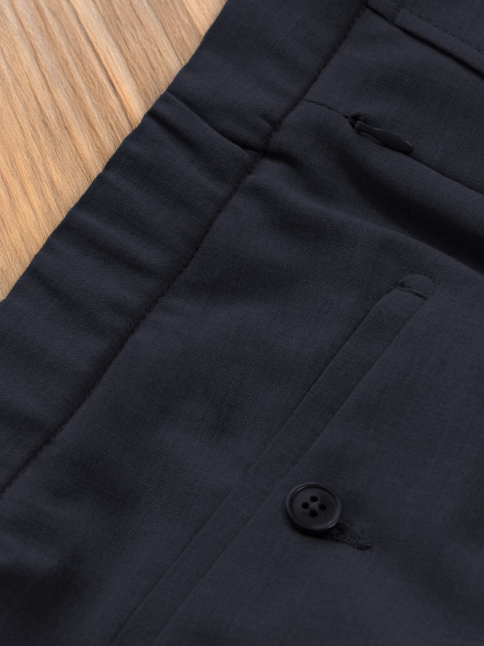 Pantalón Técnico azul marino - Poliéster y lana
