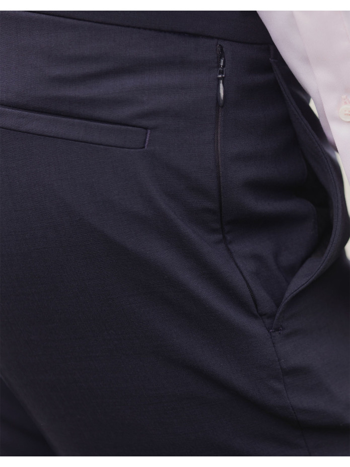 Pantalón Técnico azul marino - Poliéster y lana