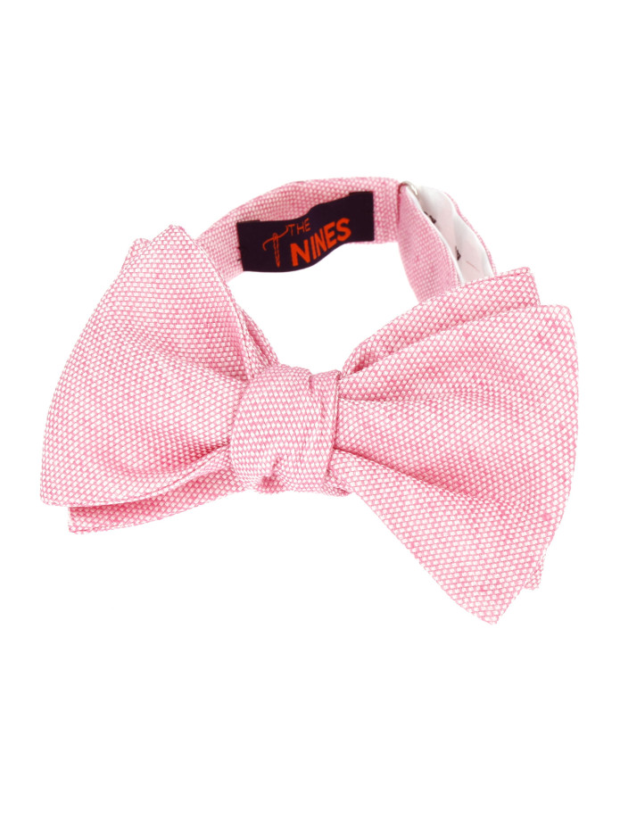 Pajarita rosa pre-anudada Verona