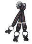 Tirantes para hombre rayados azul marino y burdeos con botones