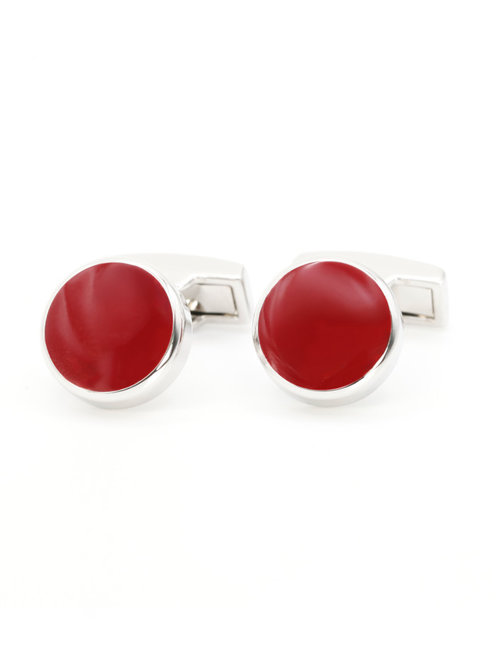 Gemelos redondos rojo rubí Montreux II