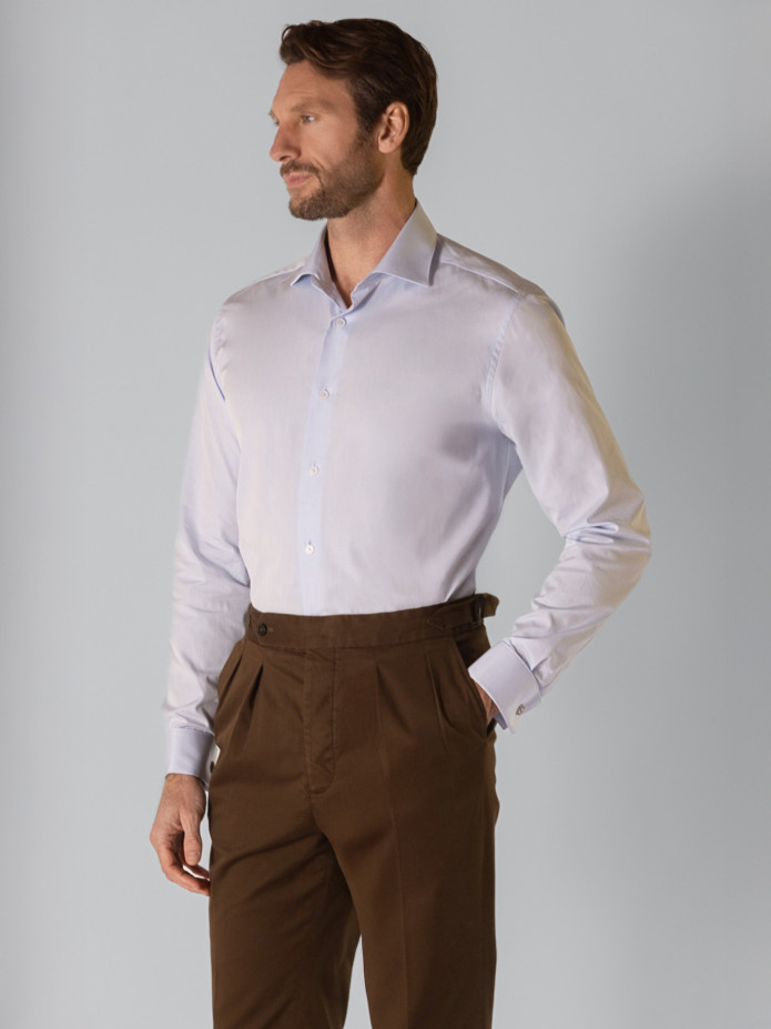 Pantalón de pinzas marrón - Bilbao