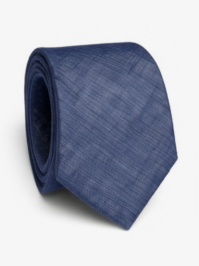 Cv Lino Liso Azul Oscuro