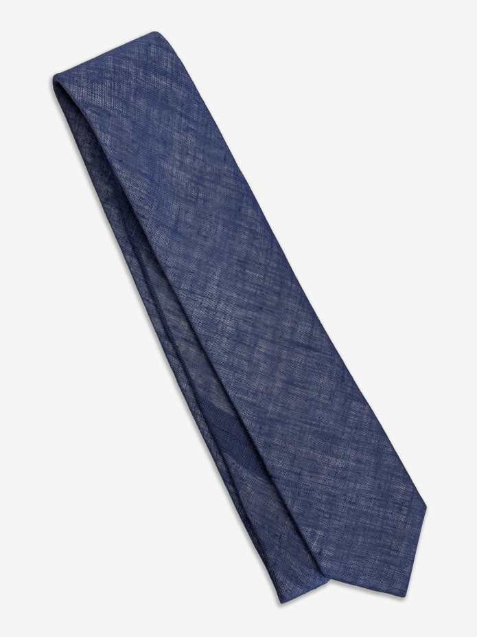 Cv Lino Liso Azul Oscuro