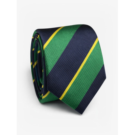 Corbata club azul marino y verde - The Nines
