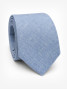 Corbata de seda azul azur Bari