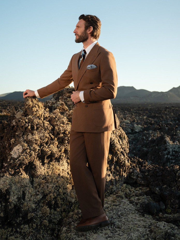 Blazer Cruzado Marrón