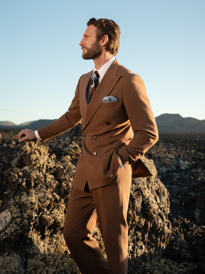 Blazer Cruzado Marrón