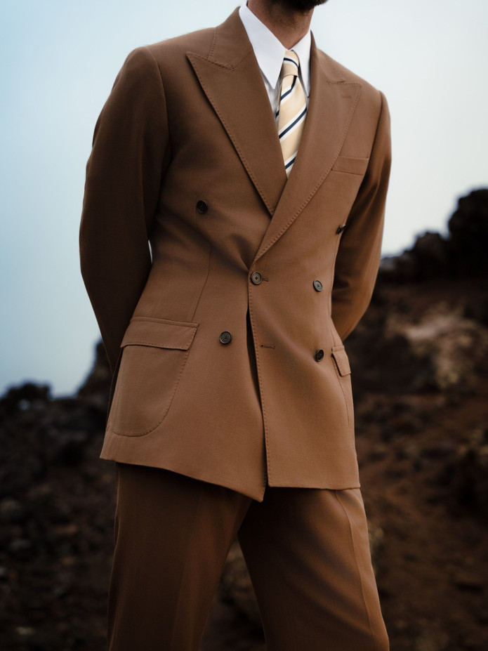 Blazer Cruzado Marrón