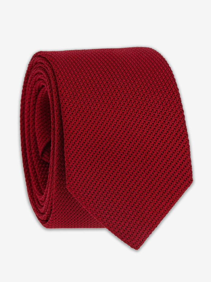 Corbata de seda granadina roja Grenadines IV
