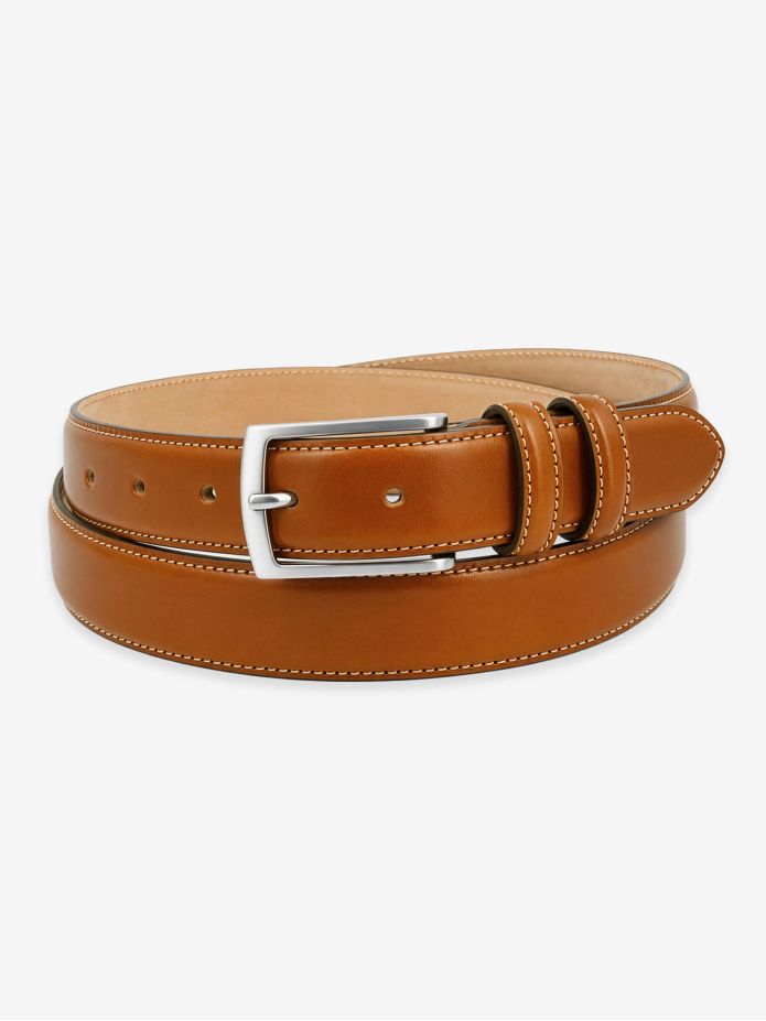 Cinturón de cuero camel Ugo