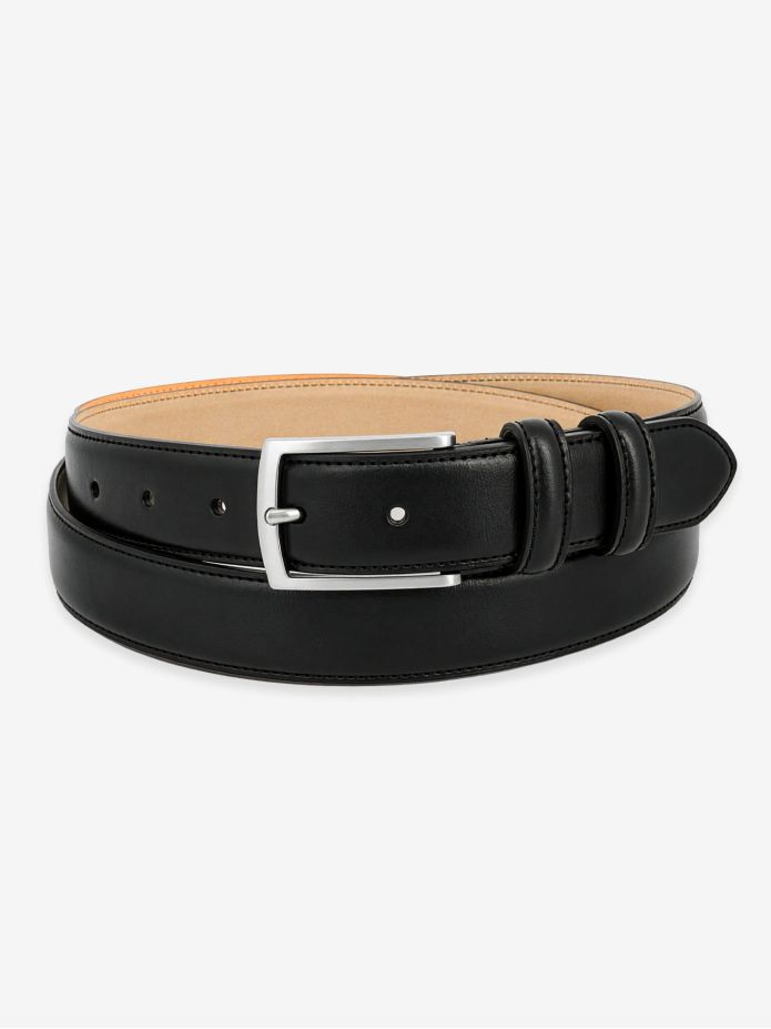 Cinturón de cuero negro Ugo