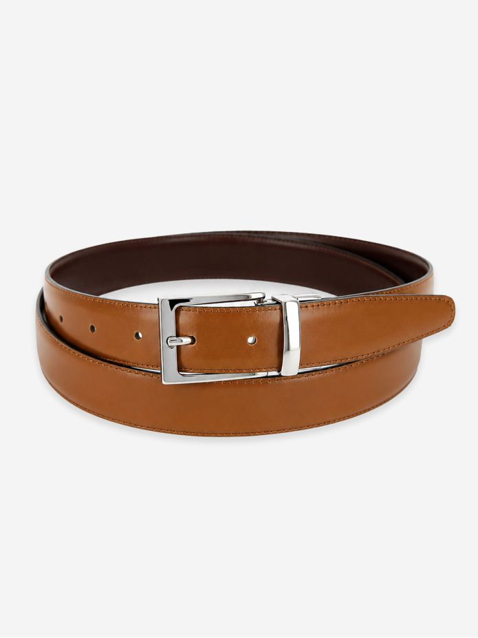 Cinturón reversible camel y marrón James