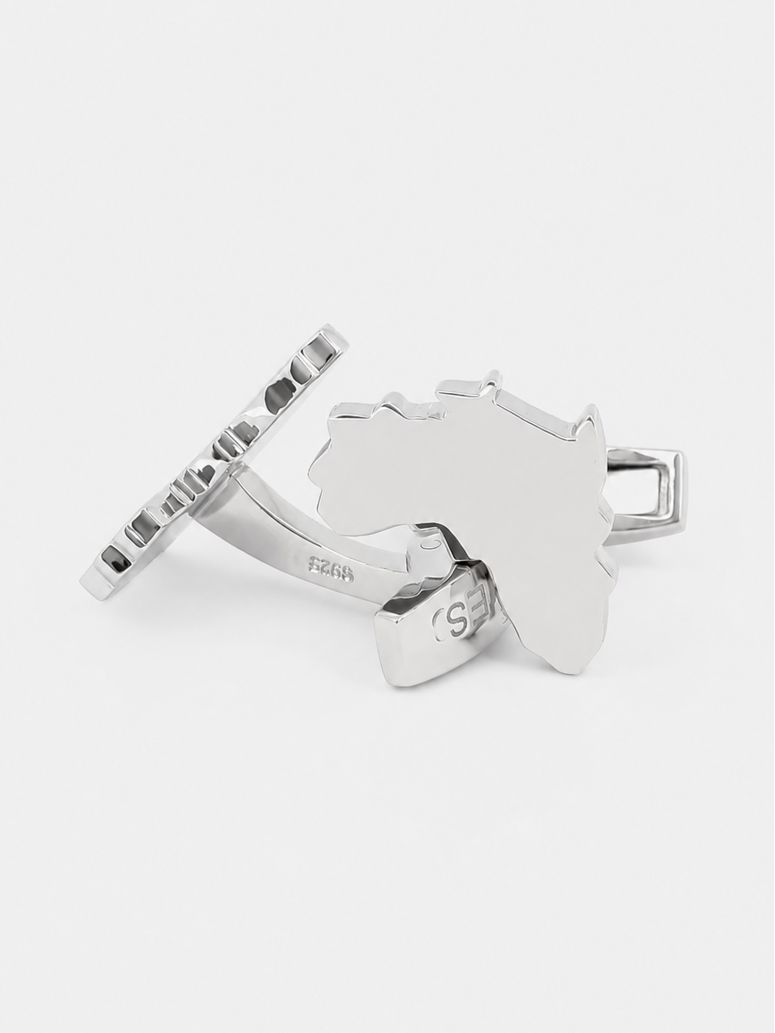 Gemelos de plata maciza Africa