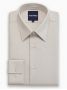 Camisa de cuello francés inarrugable en Royal Oxford beige