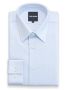 Camisa de cuello francés inarrugable en Royal Oxford azul cielo