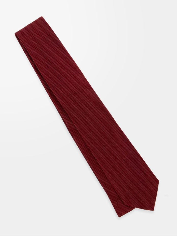Corbata de granadina de seda burdeos Grenadines IV