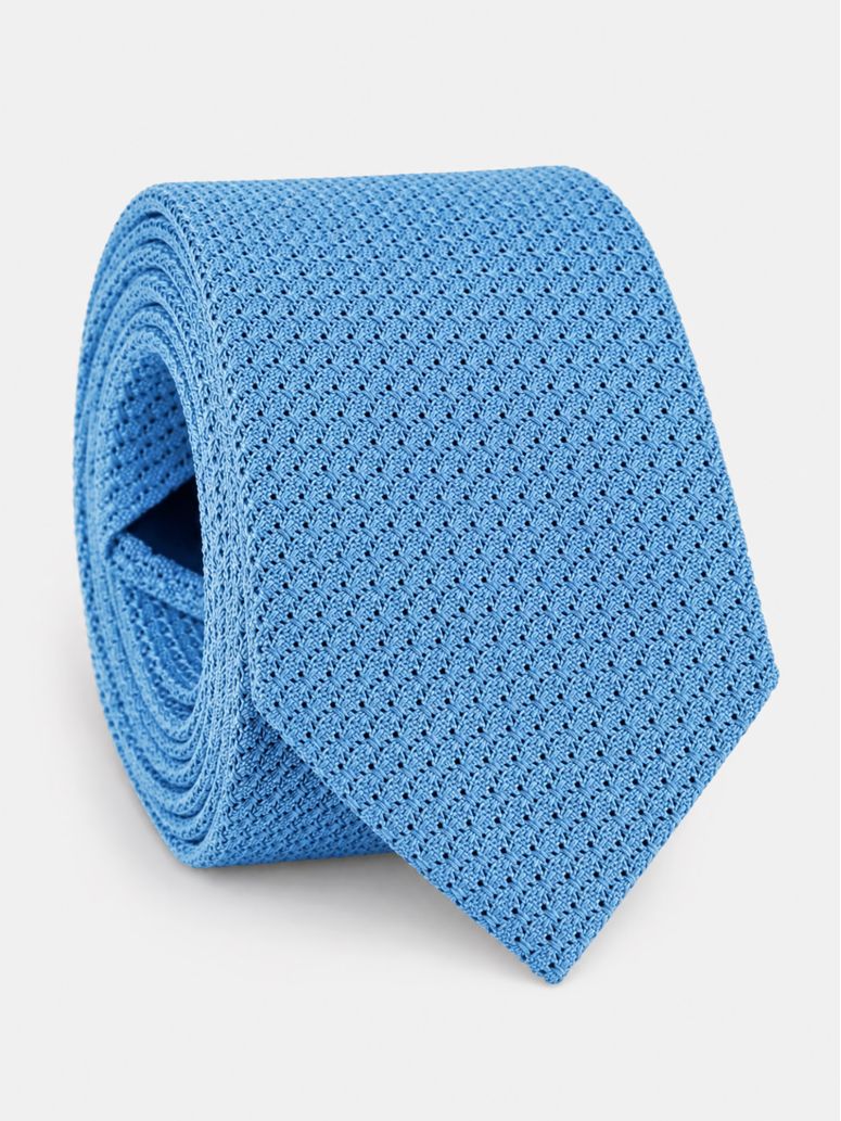 Corbata de seda granadina azul cielo Grenadines III