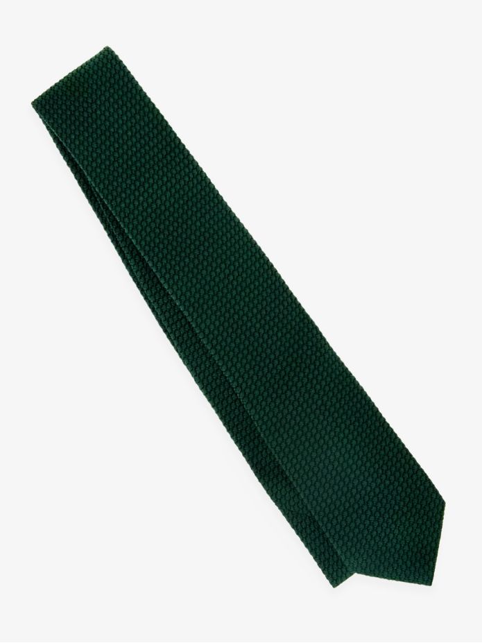 Corbata de granadina de seda verde Grenadines III