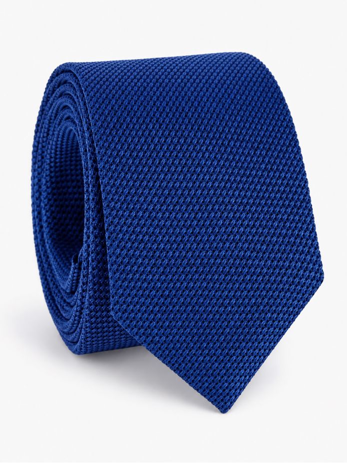 Corbata de grenadina de seda azul Grenadines IV