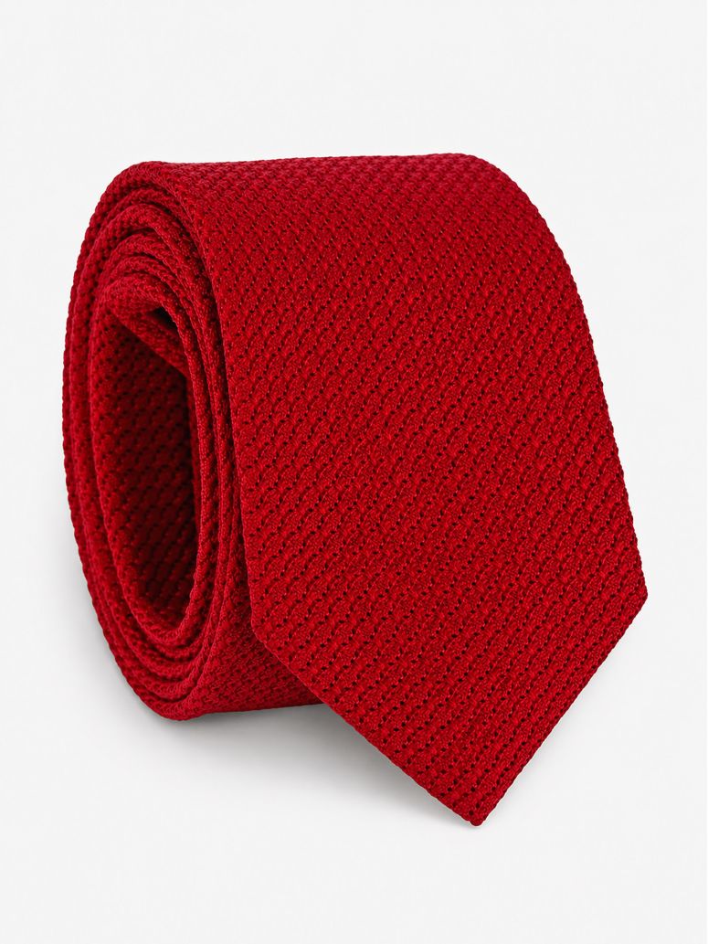 Corbata de seda roja de grenadine Grenadines III