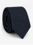 Corbata de lana trenzada azul marino