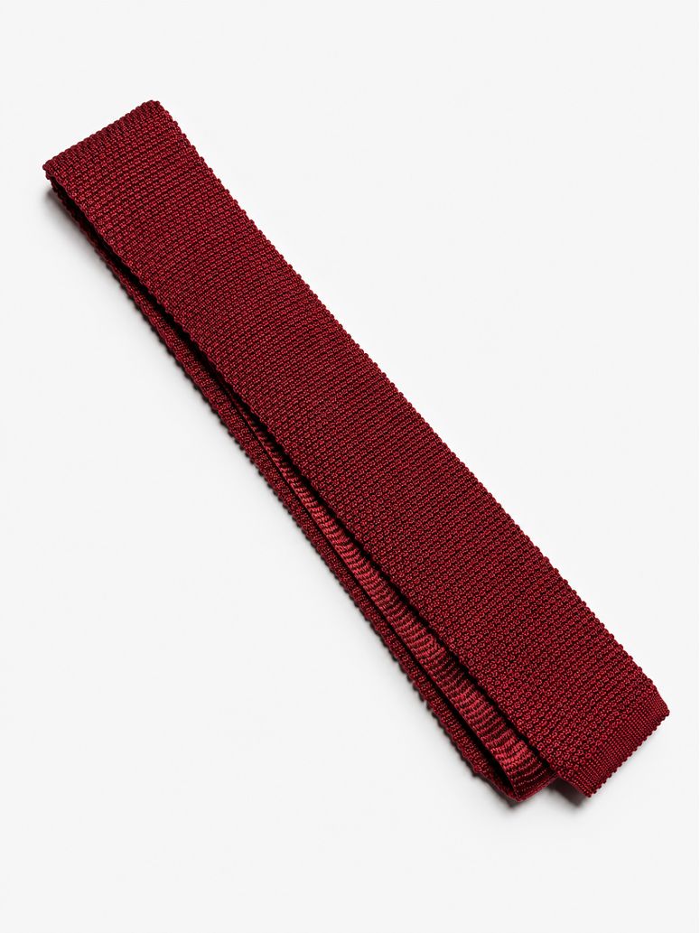 Corbata de punto granate - Monza