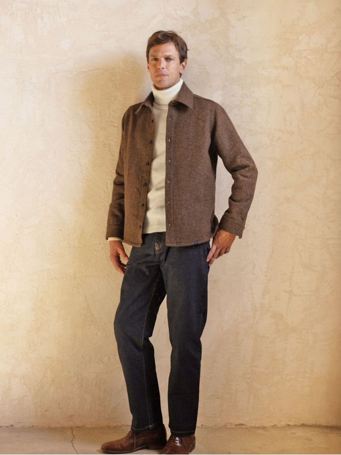 Sobrecamisa marrón Dungloe