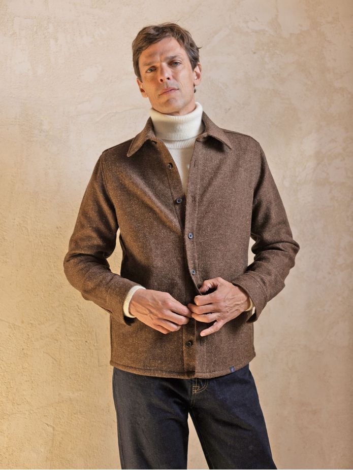 Sobrecamisa marrón Dungloe
