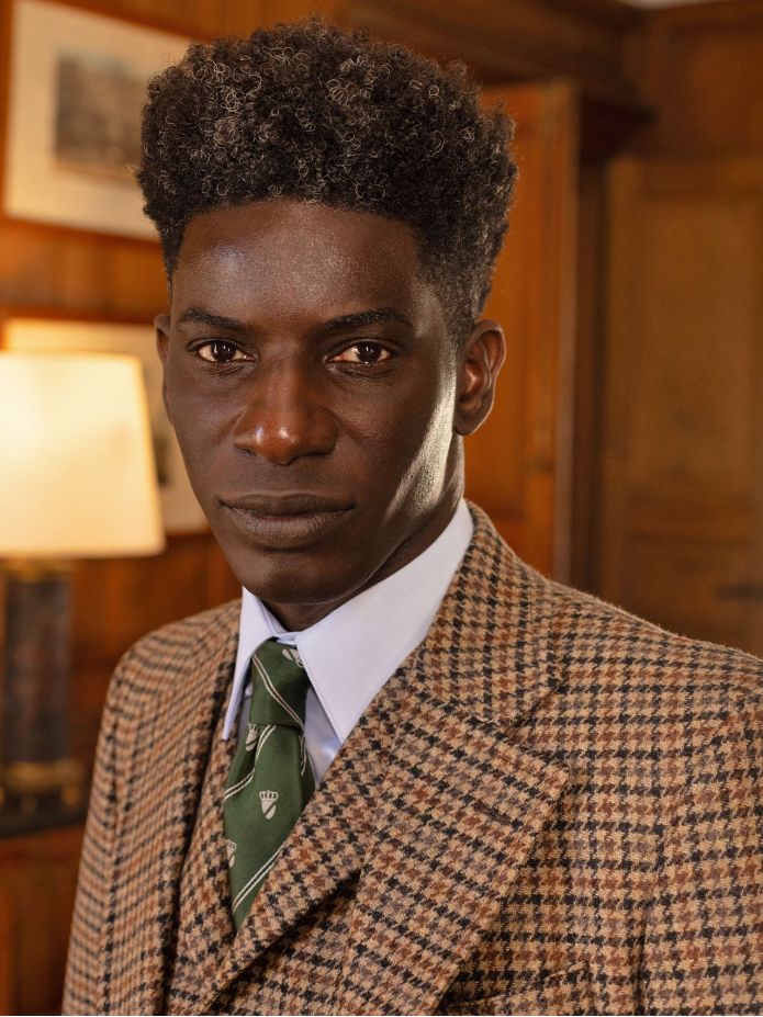 Americana de traje marrón Ross