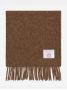 Bufanda de lana color chocolate The Nines x Moon