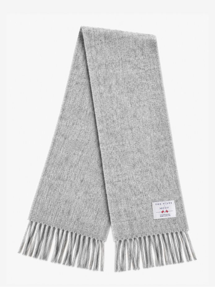 Bufanda de lana gris The Nines x Moon