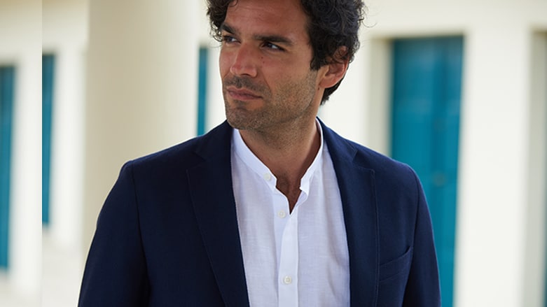 La ropa de lino para hombres