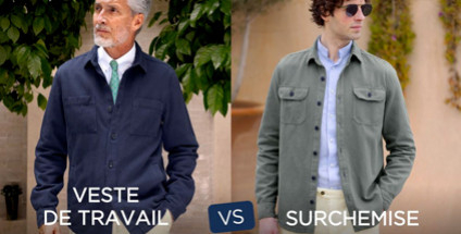 ¿Cuáles son las diferencias entre la sobrecamisa y la chaqueta de trabajo?