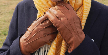 ¿Cómo mantener guantes de cuero para hombre?