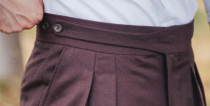Pantalón Gurkha: el estilo empieza en la cintura